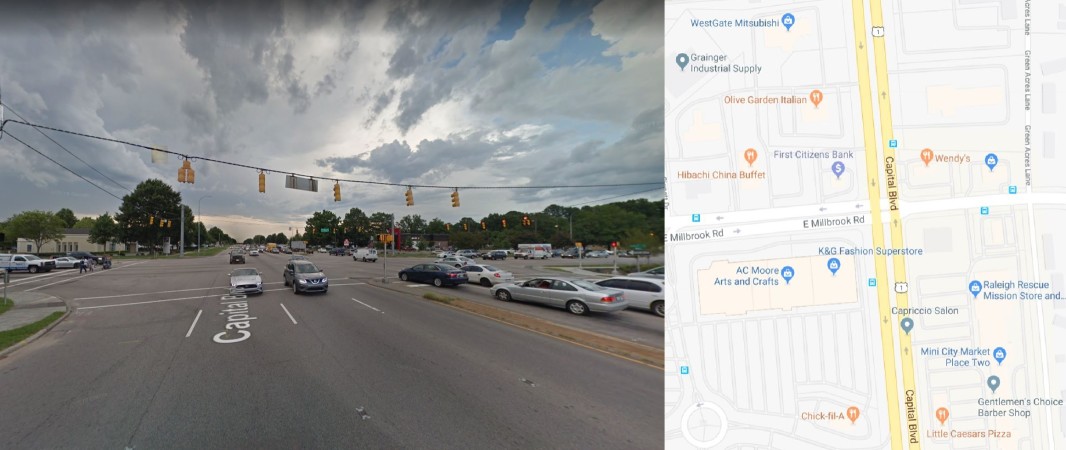 Millbrook Rd/N. New Hope Rd: Would you be willing to give up some ability to enter nearby parking lots and business entrances if it would allow you to drive through this intersection more easily?