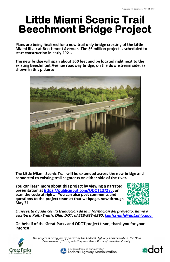 Póster Proyecto Little Miami Scenic Trail
