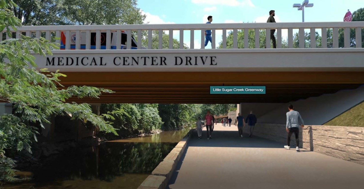 Featured image for Little Sugar Creek Greenway (Replacement from E. Morehead St to East Blvd)