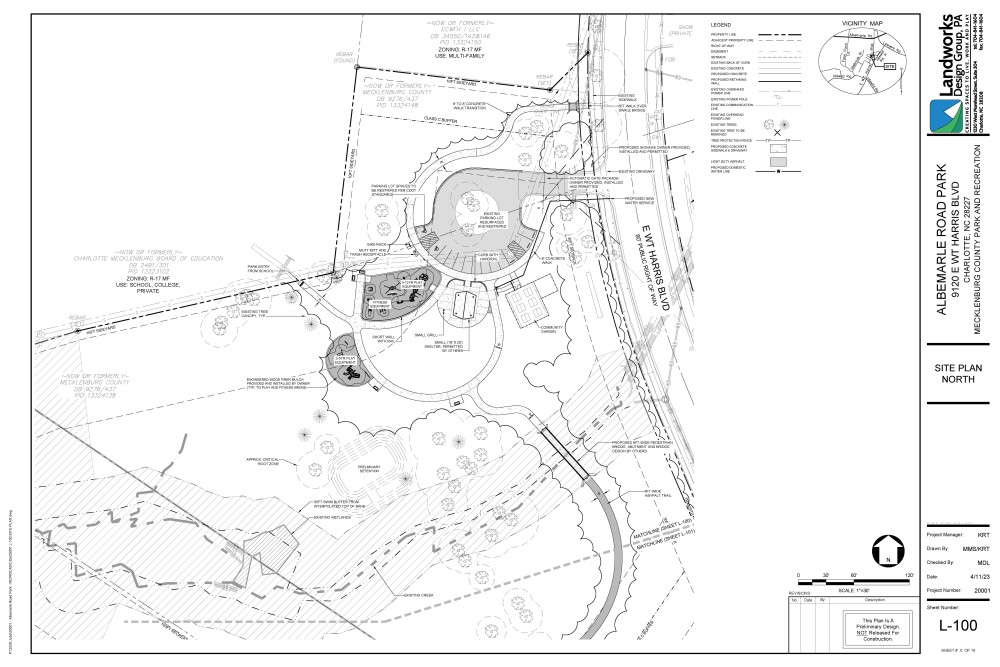 Albemarle Park Site Plan upper