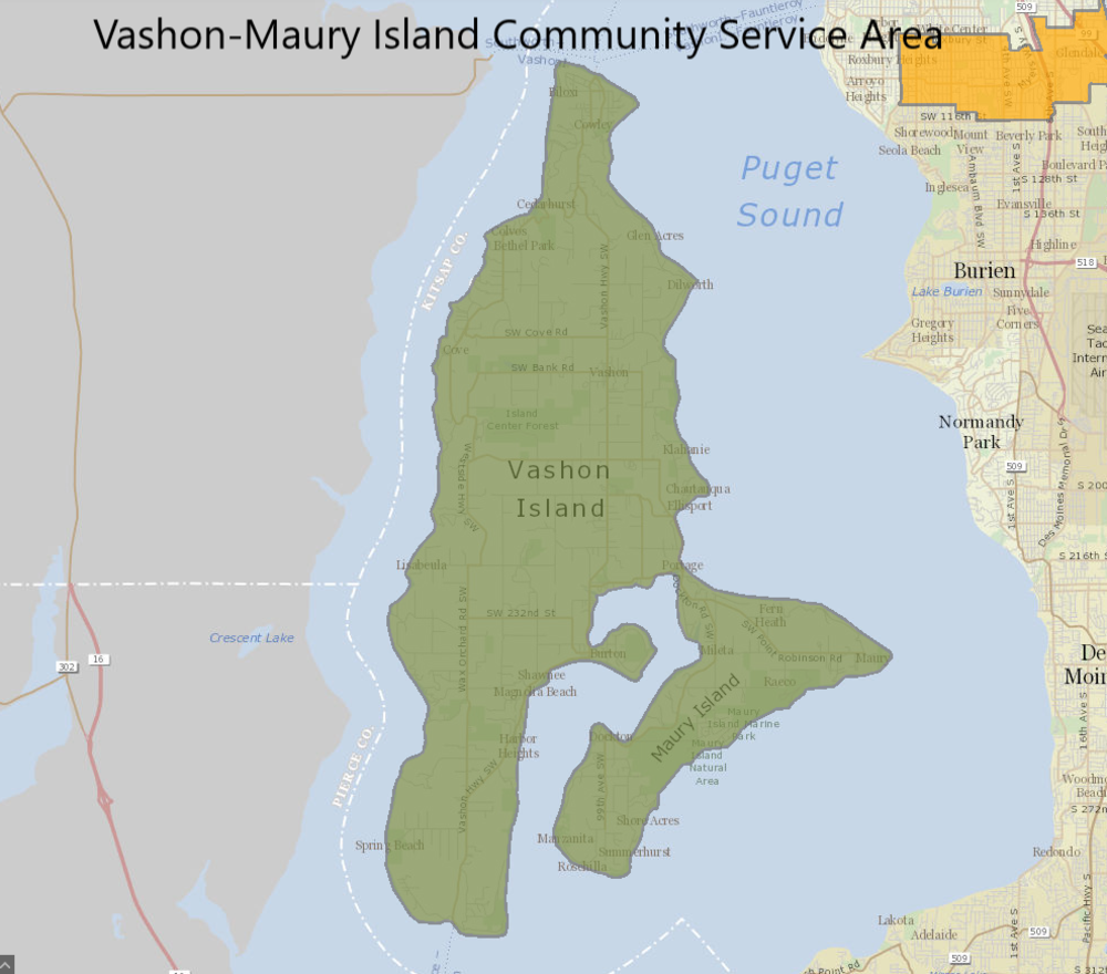 Vashon Maury Island CSA Map