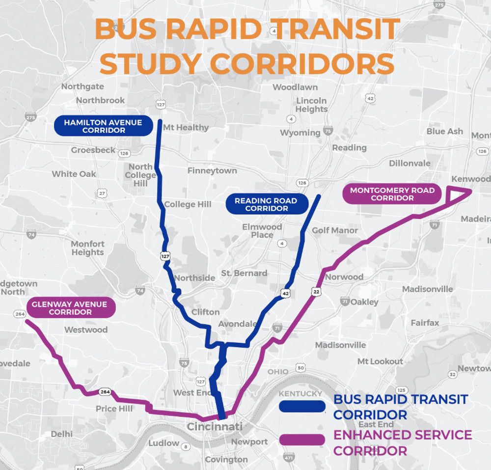 BRT Corridor Map