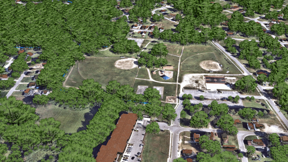 3D view of project site
