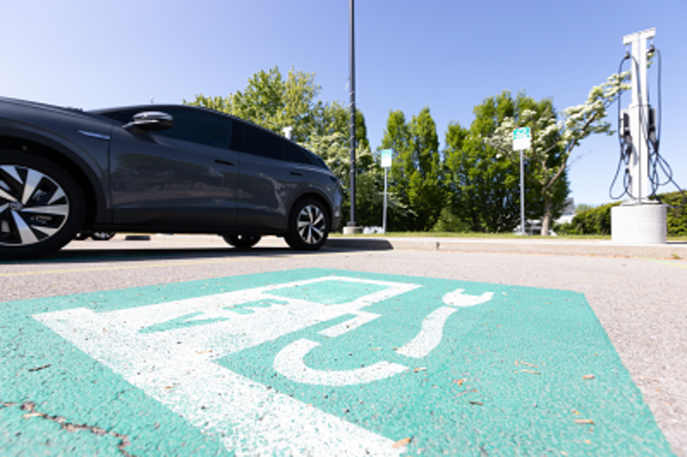 image of an electric vehicle parking space