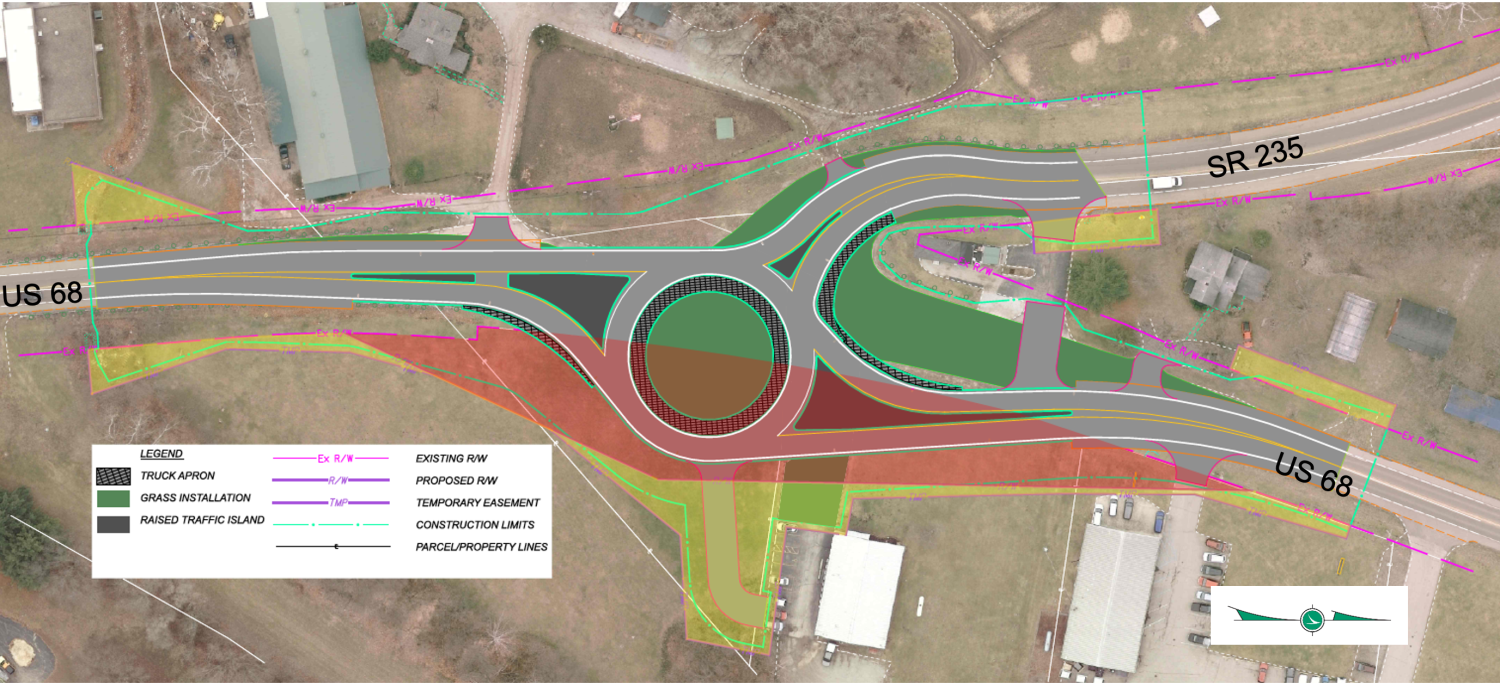Featured image for US 68 & SR 235 Intersection Improvements (PID 111657) 