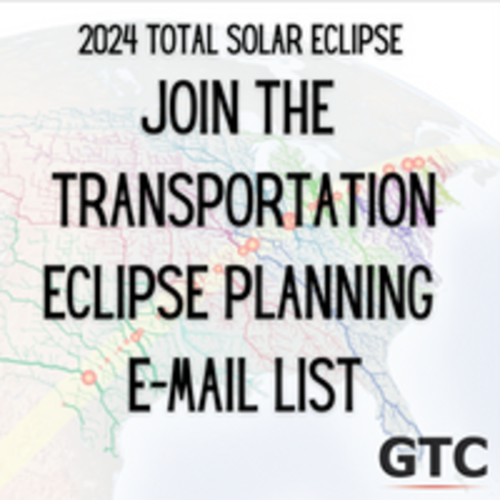 icon with text: Join the transportation eclipse planning email list.