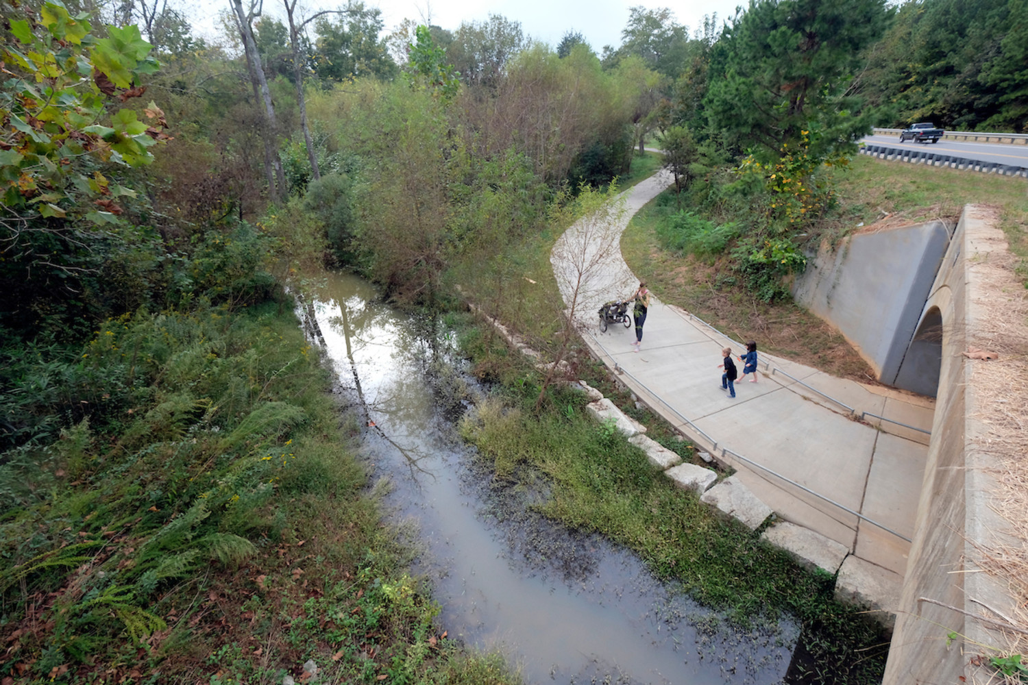 Featured image for Irvins Creek Greenway: Idlewild Road to Lakeview Circle