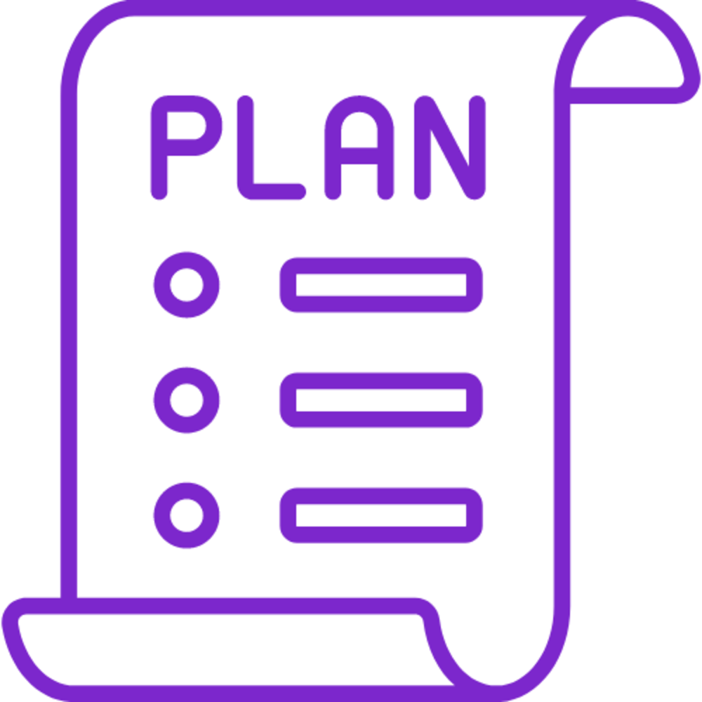 Icon of a plan document